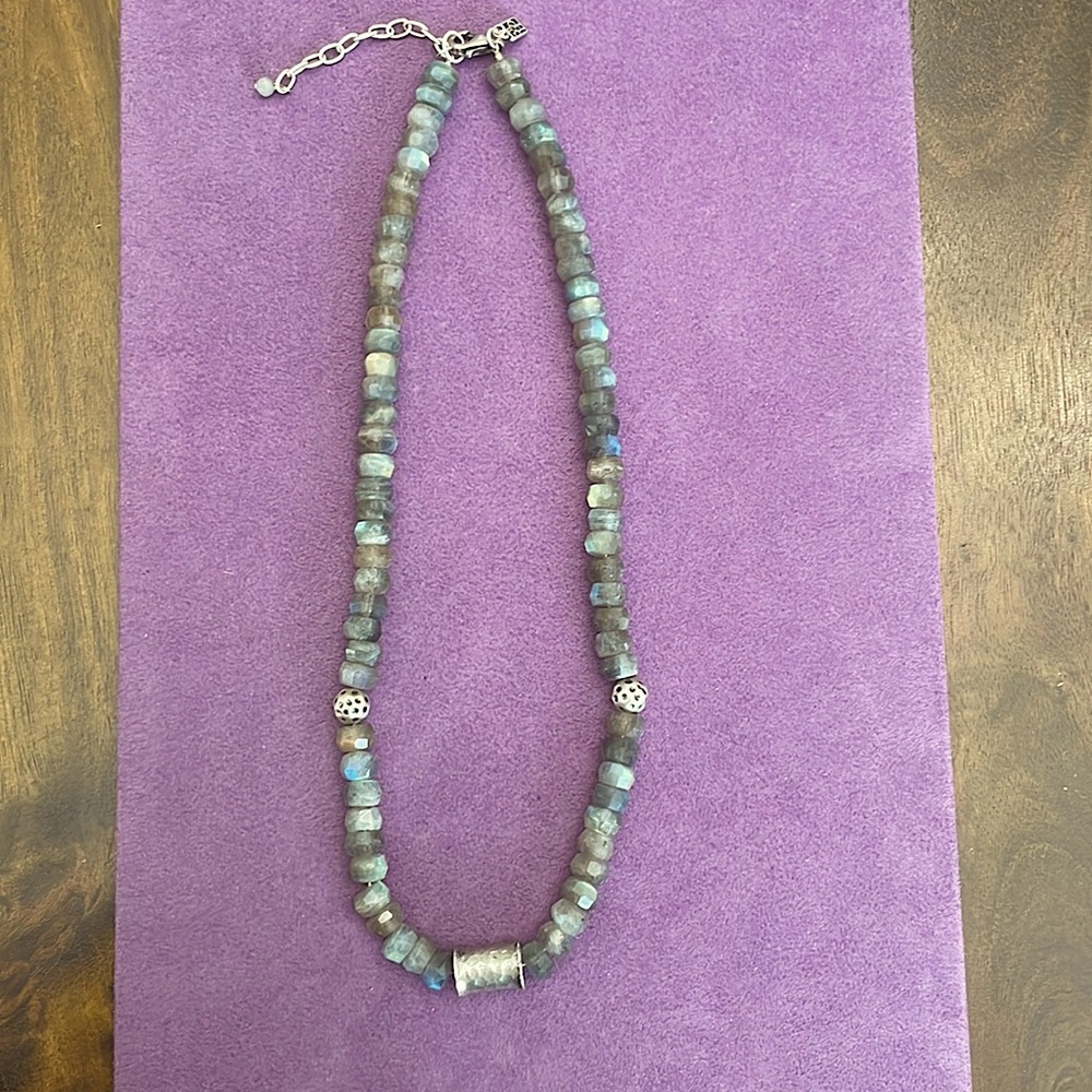 Grace & Heart Labradorite & Sterling Silver Necklace